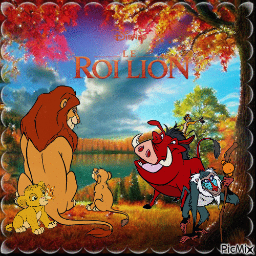 Roi Lion - Bezmaksas animēts GIF