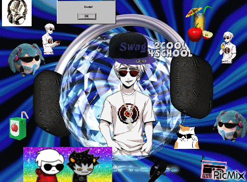 Dave Strider (Pesterquest) computer wallpaper - Free animated GIF