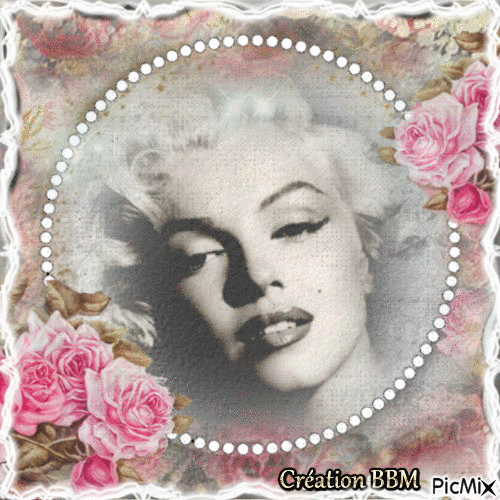 Marilyn Monroe par BBM - Darmowy animowany GIF