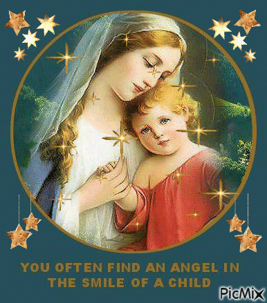 You Often Find An Angel In The Smile Of A Child - GIF animate gratis