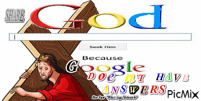 Google doesn't have the answers - Animovaný GIF zadarmo