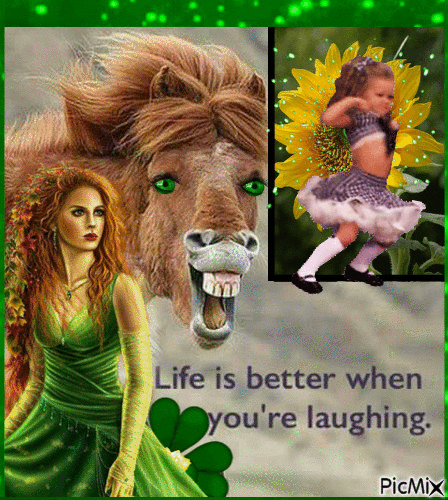 Life's better when your Laughing! - GIF animado grátis