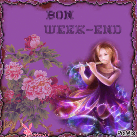 bon  week end - Zdarma animovaný GIF