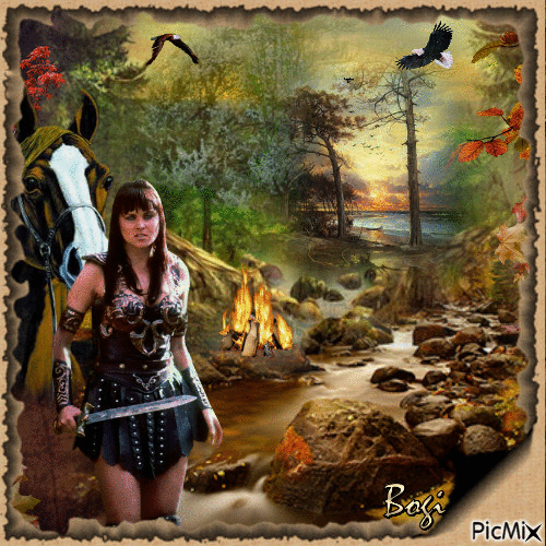 Xena Warrior Princess... - GIF animé gratuit