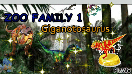 Giganotosaurus - Ilmainen animoitu GIF