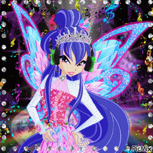 Musa Fairy of Music - Бесплатный анимированный гифка