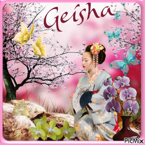 Geisha - Безплатен анимиран GIF