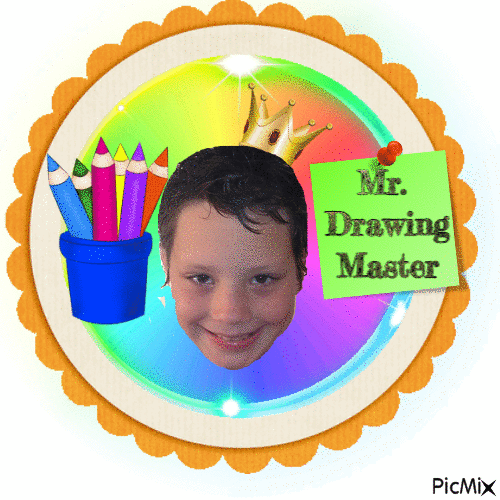 Mr Drawing Master - GIF animate gratis