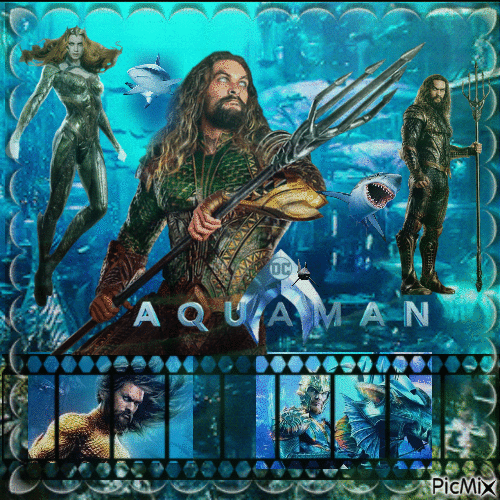 Aquaman - Animovaný GIF zadarmo