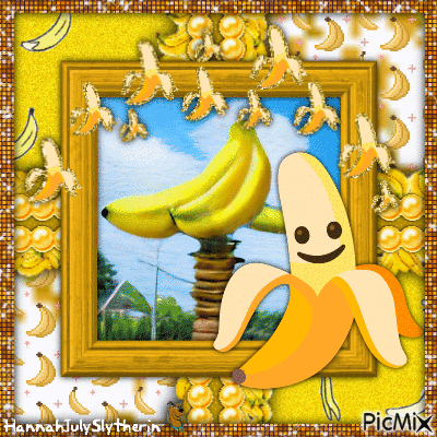 {(Banana Emoji)} - Free animated GIF