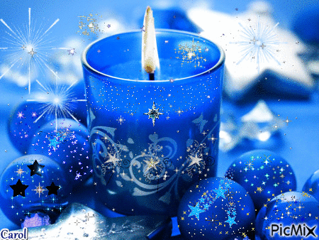 Christmas Candle - Gratis geanimeerde GIF