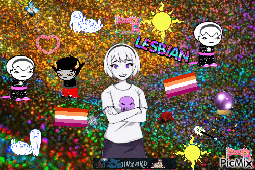Rose Lalonde (Pesterquest) computer wallpaper (F2U) - Free animated GIF