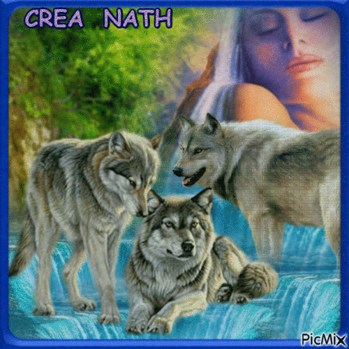 crea nath   mon adoration pour le loup - Bezmaksas animēts GIF