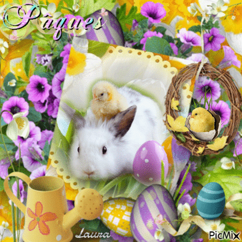 Happy Easter - Laurachan - Бесплатни анимирани ГИФ