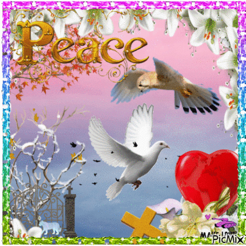 Peace ! - Animovaný GIF zadarmo