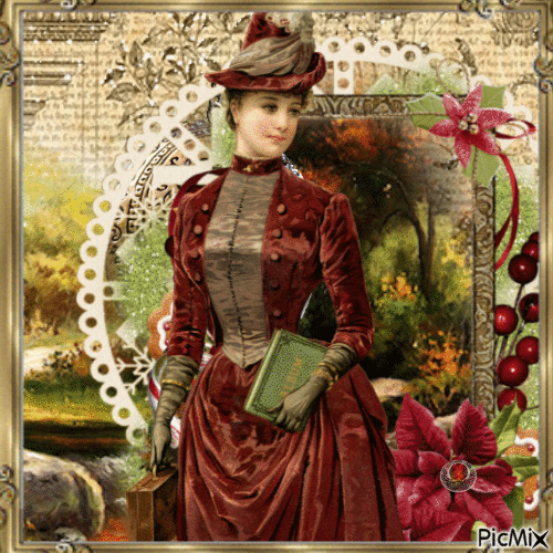 Victorian Lady - 無料のアニメーション GIF
