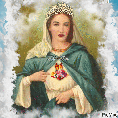 Immaculate Heart of Mary. - GIF animé gratuit