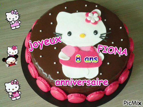 anniversaire Fiona 8 ans - Free animated GIF