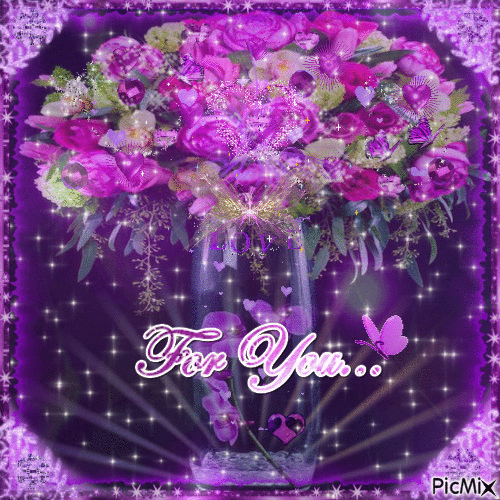 Flowers For You - Darmowy animowany GIF