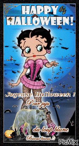Halloween pour Juju !! - Бесплатный анимированный гифка