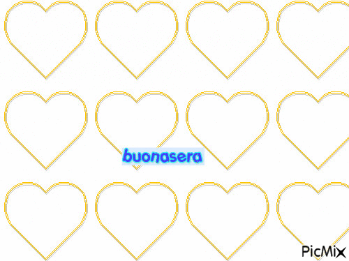 BUONASERA - Darmowy animowany GIF