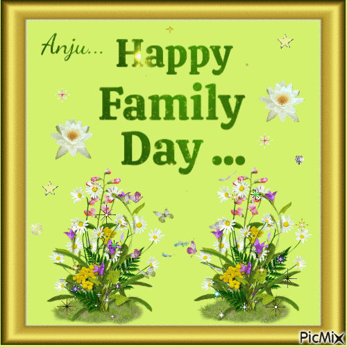 Happy Family Day ! - Gratis geanimeerde GIF