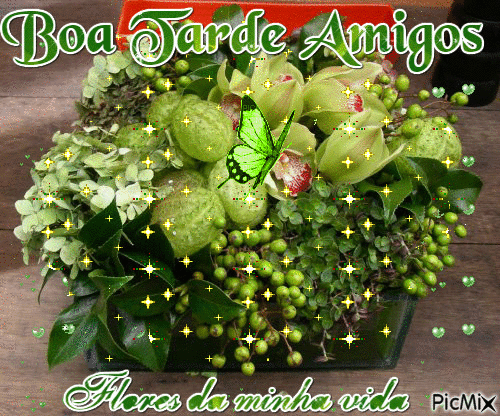 Boa Tarde Amigos - Бесплатный анимированный гифка
