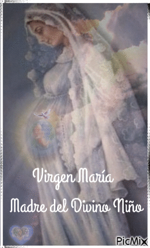 Virgen María Madre del Divino Niño-Abuepita - GIF animé gratuit
