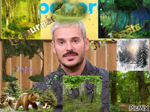 La journée des forêts 2023 "Matt Pokora" - GIF animado gratis