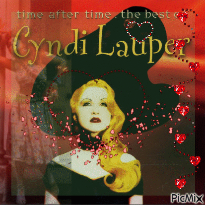 Cyndi Lauper - Бесплатный анимированный гифка