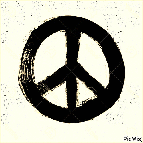 PEACE is alive! - GIF animado grátis