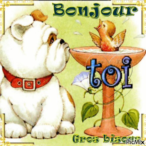 Bonjour Toi - Безплатен анимиран GIF