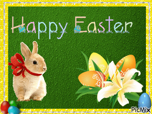 Happy Easter - Gratis animeret GIF