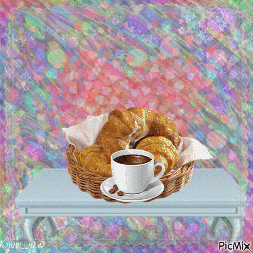 French breakfast - Bezmaksas animēts GIF