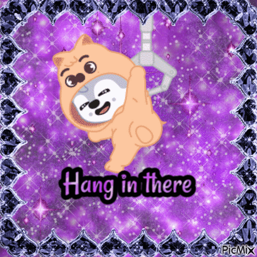 Hang in there - GIF animado gratis