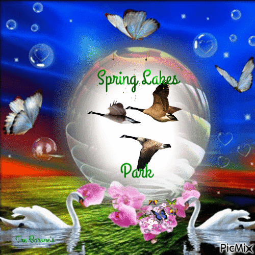 Spring Lakes Park on You tube by Robert and Lori Barone - Kostenlose animierte GIFs