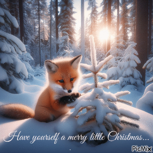 Have yourself a merry little Christmas - Zdarma animovaný GIF