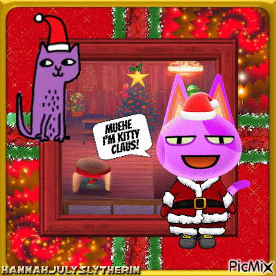 {{Bob the Cat is Kitty Claus}} - GIF animado gratis