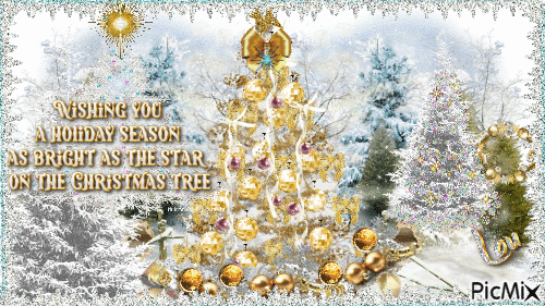 Wishing you  a holiday season... - Ingyenes animált GIF