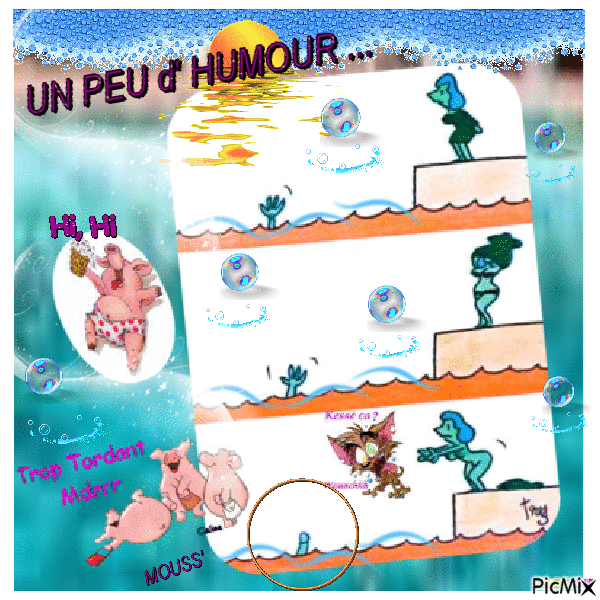UN PEU D'HUMOUR - Darmowy animowany GIF