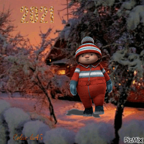 zima 2 - Zdarma animovaný GIF