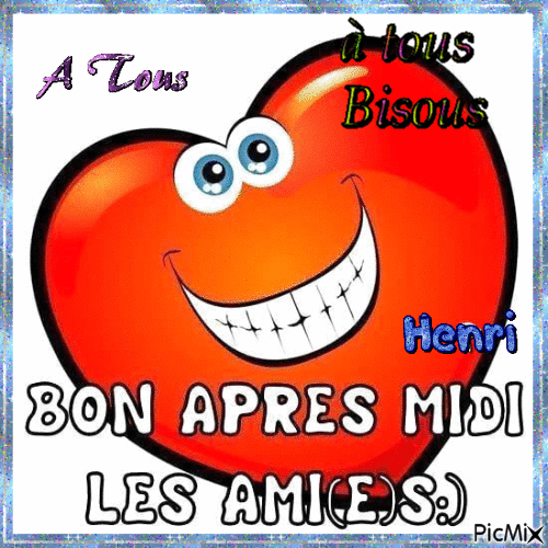 bonne apres midi - Бесплатный анимированный гифка