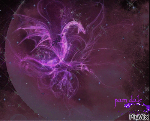 Purple Dragon - Бесплатни анимирани ГИФ