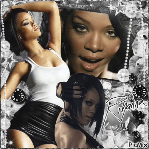 Rihanna "UMBRELLA" - GIF animado grátis