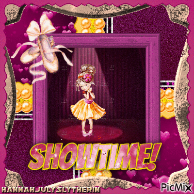 {Showtime!: Little Ballerina Girl} - Nemokamas animacinis gif