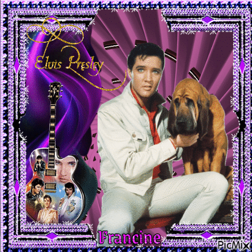 Mon idole Elvis Presley 🎸🎸🎸 - Gratis geanimeerde GIF
