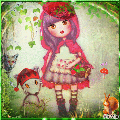 doll <Little Red Riding Hood>3 - Бесплатный анимированный гифка