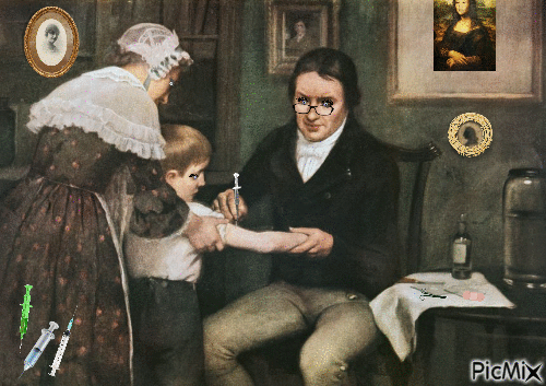 L' INVENTION  DU  VACCIN... - Free animated GIF