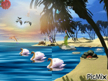 Beach - 無料のアニメーション GIF