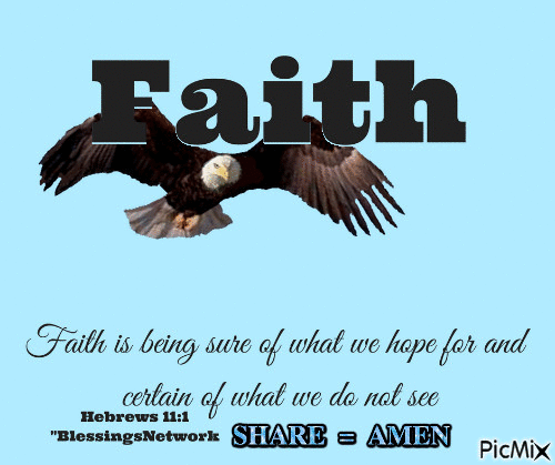 Faith Hebrews 11:1 - Gratis geanimeerde GIF